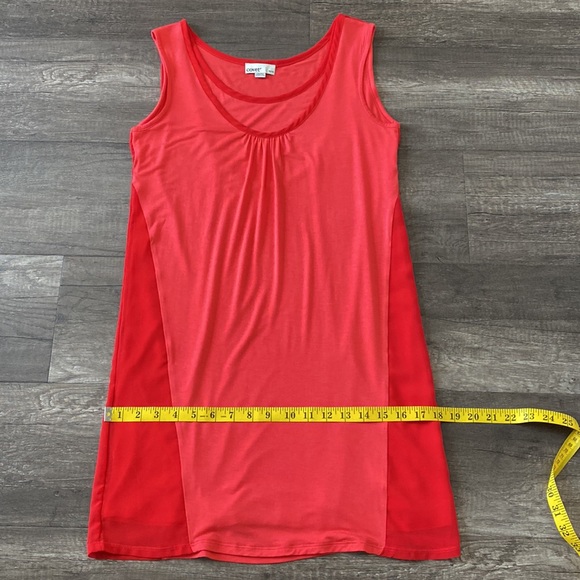 Covet sleeveless modal spandex summer vacation dress orange/red size XS - Picture 9 of 11